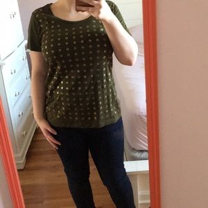 Burberry Brit Olive Top Size L